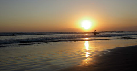 Sonnenuntergang auf Bali