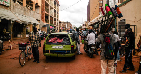 Straße in Ouaga
